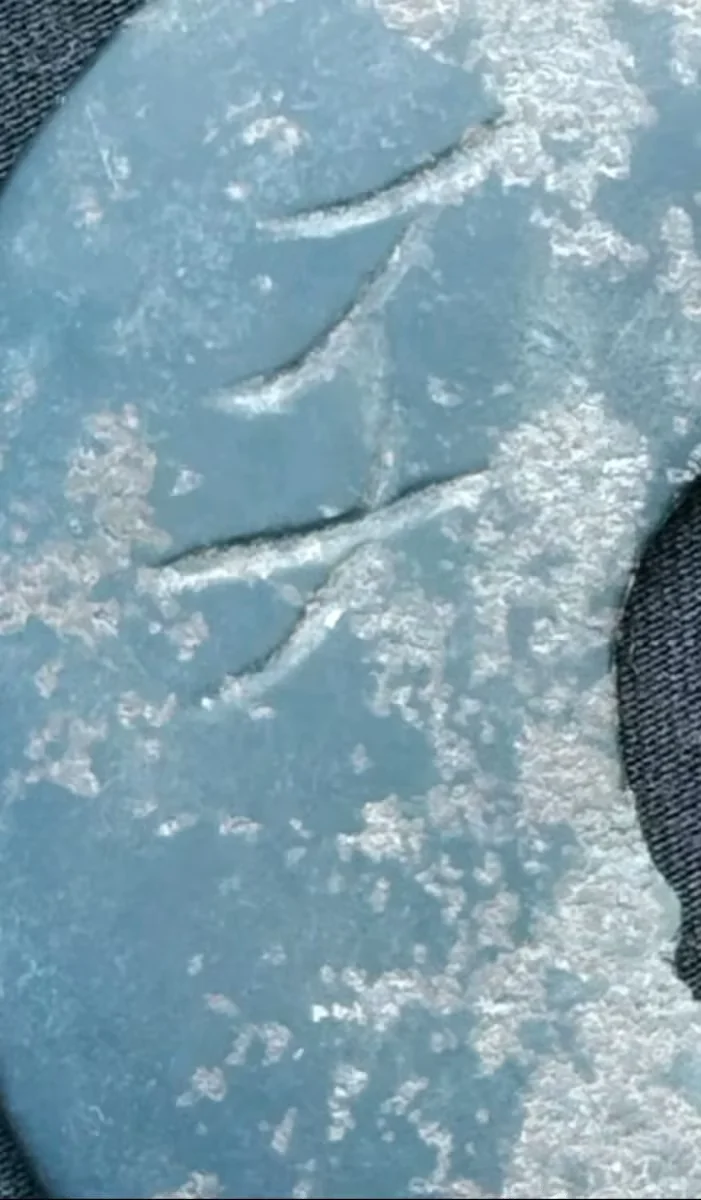 图2   玉璧局部像极了蓝天白云